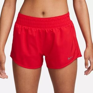 Nike Women's Red Athletic Running Shorts
